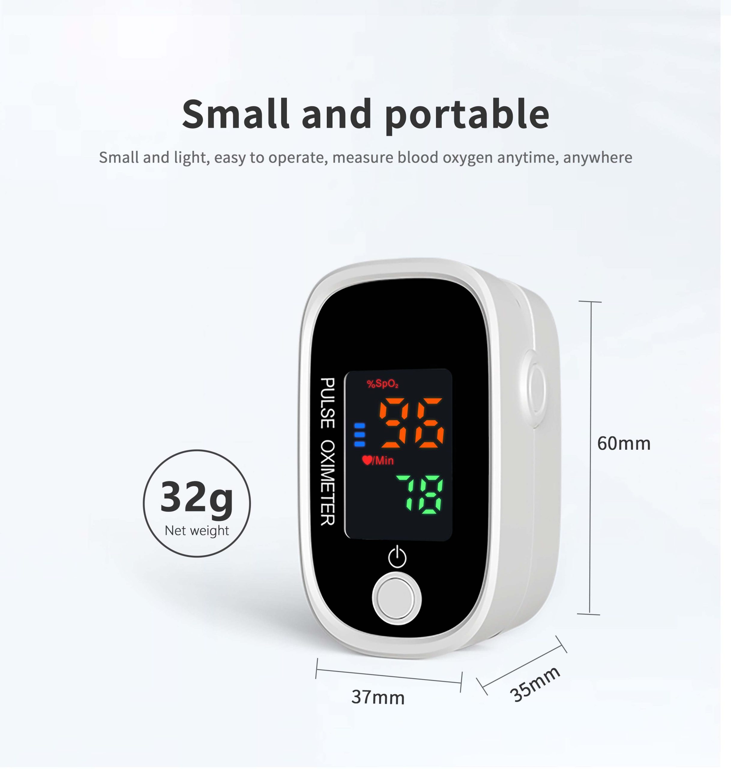 X1907 Fingertip Pulse Oximeter