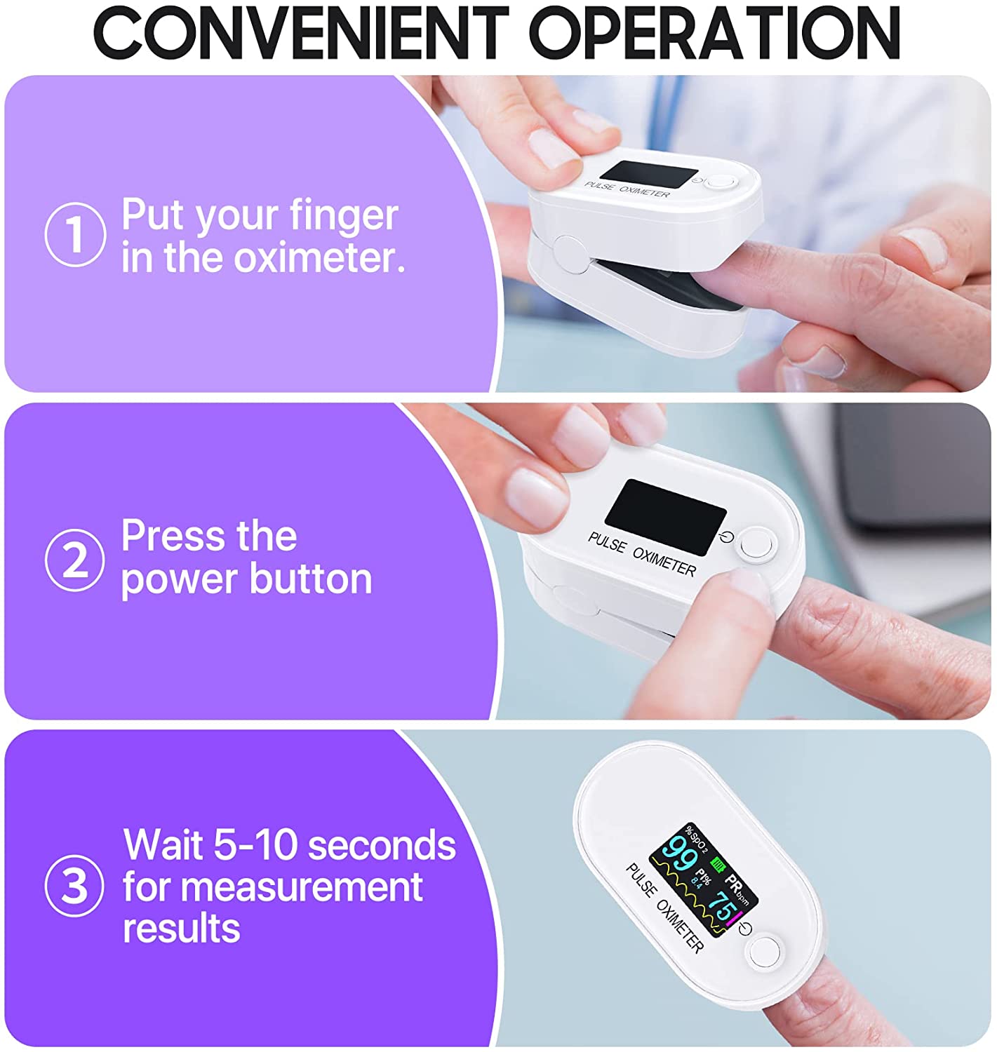 X1908P Fingertip Pulse Oximeter